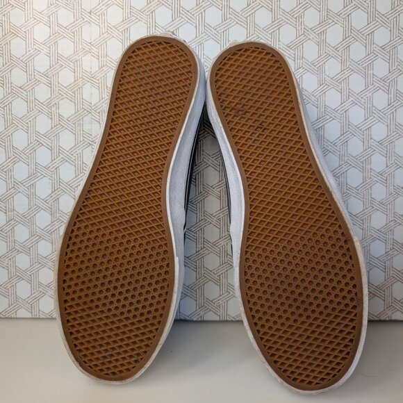 Vans Off The Wall Ortholite Sneakers Women's Size 8.5 Grey 721356 Lace Up Canvas - Picture 8 of 12